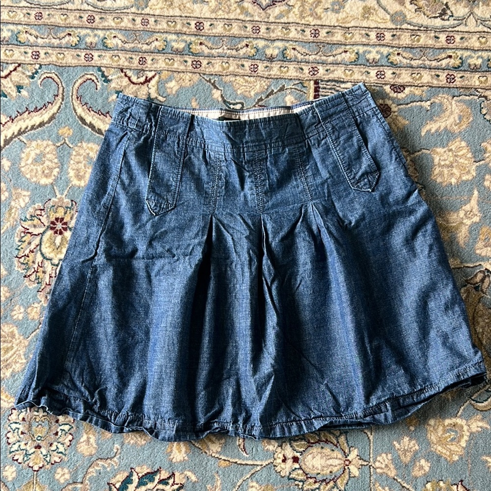 JCREW denim skirt